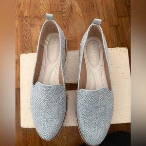Kelly & Katie Blue Textured Loafers